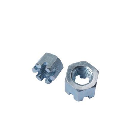 Stainless Steel DIN935 Hexagon Slotted Nut