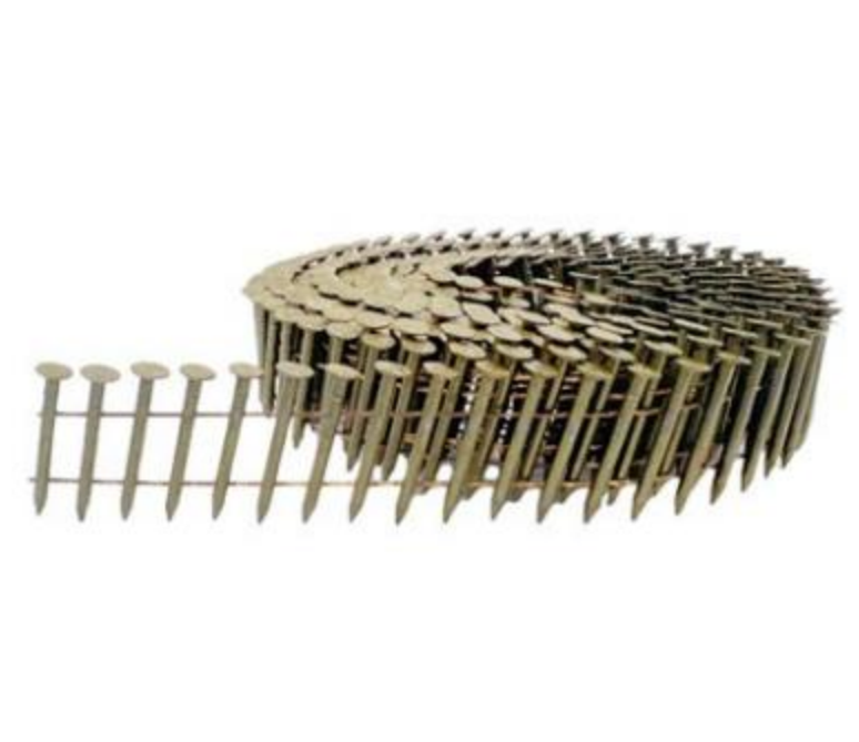 Flat Full Ring Shank Coil Nails