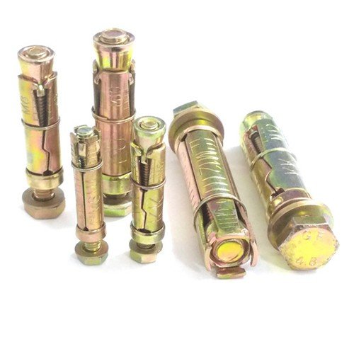 Carbon Steel 3PCS 4PCS Heavy Duty Shield Anchor With Bolt And Washer Assembled