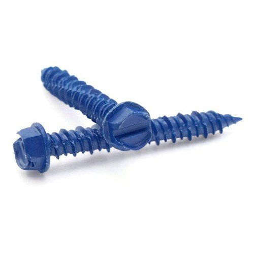 Hex Head Blue Ruspert Coated Concrete Screw